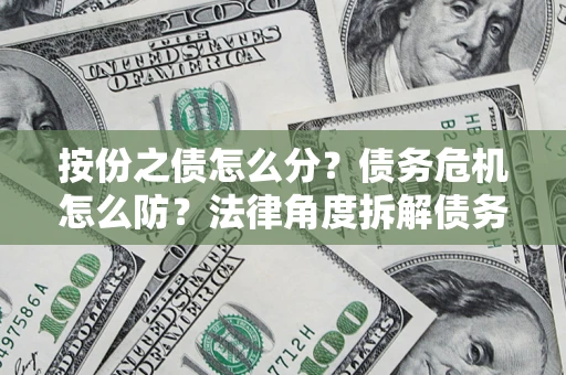 济南按份之债怎么分？债务危机怎么防？法律角度拆解债务分配与风险自保指南