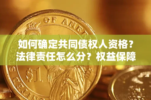济南如何确定共同债权人资格？法律责任怎么分？权益保障技巧揭秘！