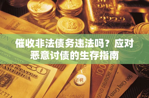 济南催收非法债务违法吗？应对恶意讨债的生存指南