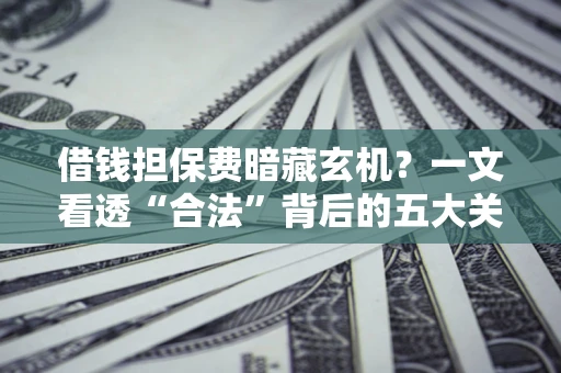 济南借钱担保费暗藏玄机？一文看透“合法”背后的五大关键陷阱