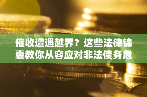 济南催收遭遇越界？这些法律锦囊教你从容应对非法债务危机